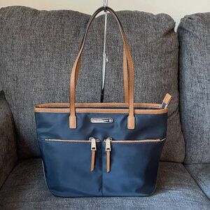 Michael Michael Kors Kempton Tote Navy MD Pocket Tote NWT